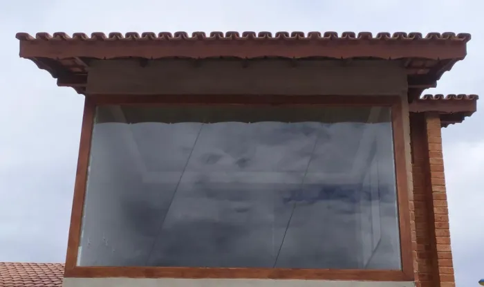 Parede de vidro