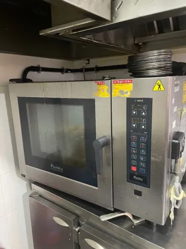Forno combinado pratica, 220v, comercio, com esguicho, 6 gns