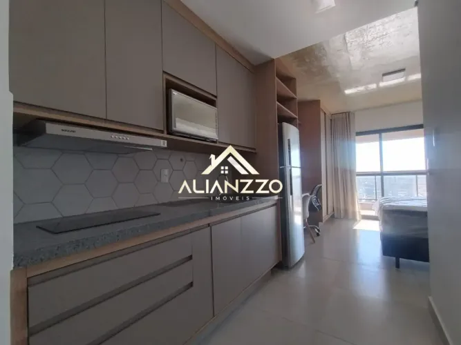 Apartamento Mobiliado com 38m² 1 Quarto na Vila Monte Alegre em Ribeirão Preto/SP. Alianzz