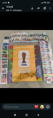 ALBUM COPA DO MUNDO 2026 CAPA DURA DOURADA COMPLETO