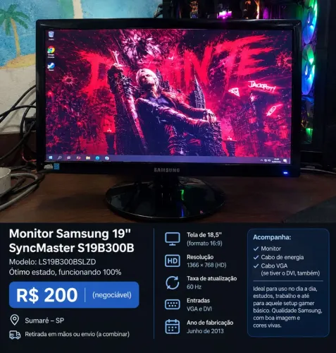 Monitor Samsung Syncmaster