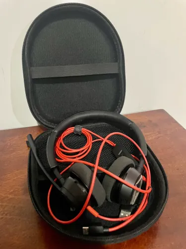 Headset Plantronics black wire 3220