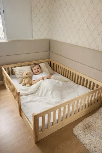 Cama montessoriana infantil