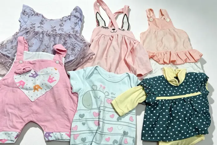 Lote de Roupas Bebê Menina - Lindas Peças por Ótimo Preço
