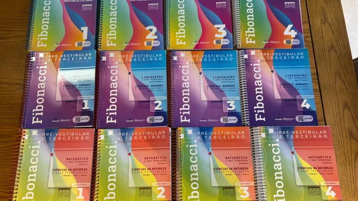 Coleção completa livros Pre-Vestibular FIBONACCI