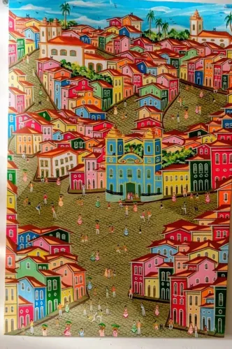 Márcio Sá artista naif da Bahia salvador