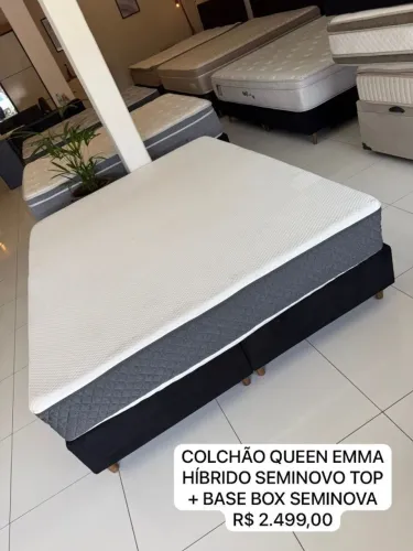 Colchão EMMA SEMINOVO QUEEN TOP - Entrego! 