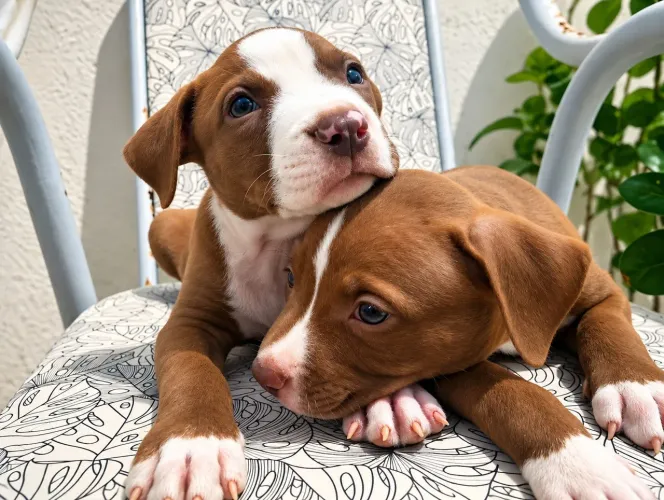 Lindo filhote de Pit Bull 