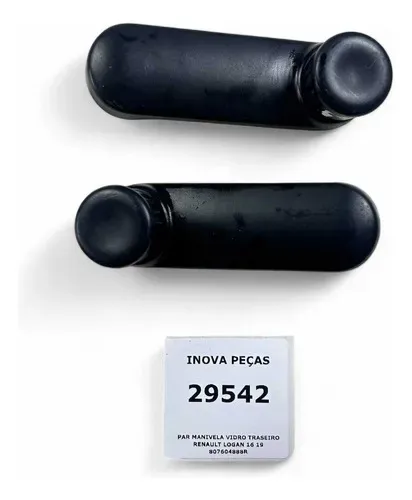 Par Manivela Vidro Traseiro Renault Logan 16  *r Cinza