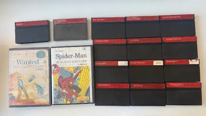 Lote 14 De Jogos Originais Para Master System Sega TEC TOY