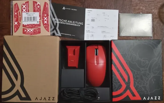 Mouse gamer ajazz aj139 v2 mc red