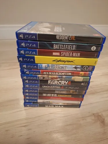 Coleção PS4 - 14 Jogos Originais - Red Dead 2, Spider-Man, Cyberpunk e mais