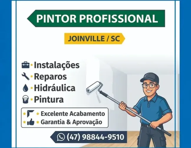 Pinturas, e Manutenções residenciais.