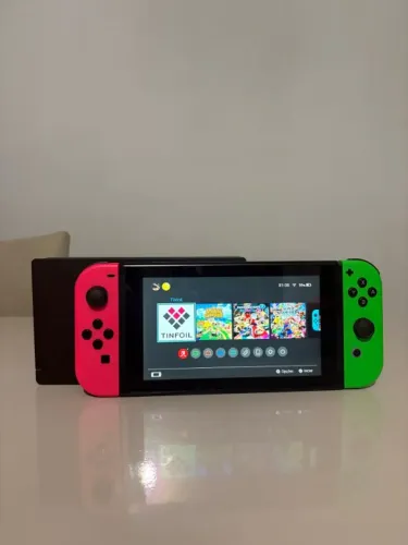 Nintendo Switch Desbloq 256GB Aceito Cartão