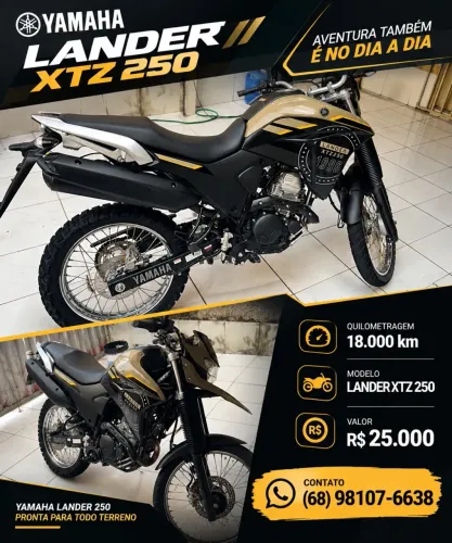 Yamaha XTZ 250 Lander 249cc/lander Blueflex 2024