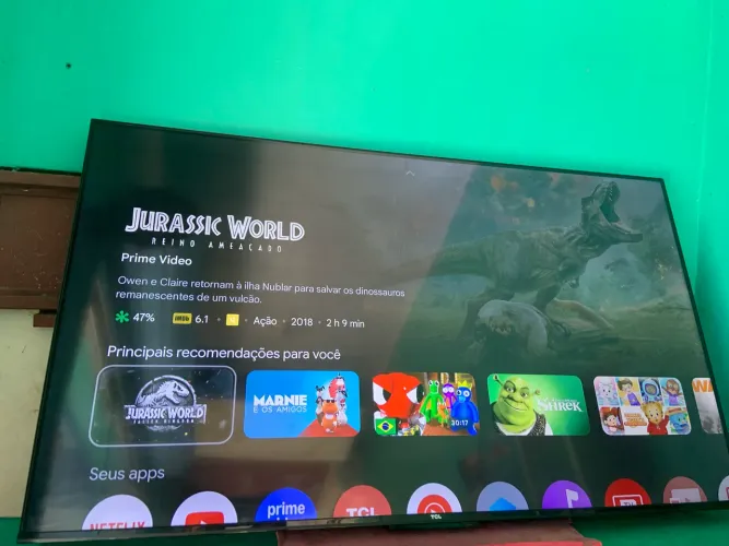 TV SMART TCL 50? 4K BORDA INFINITA SEMI NOVA 