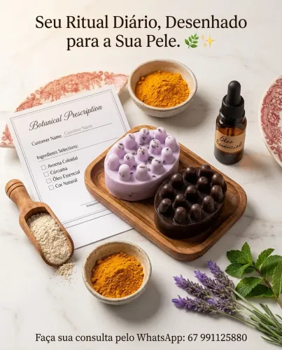Sabonete artesanal personalizado