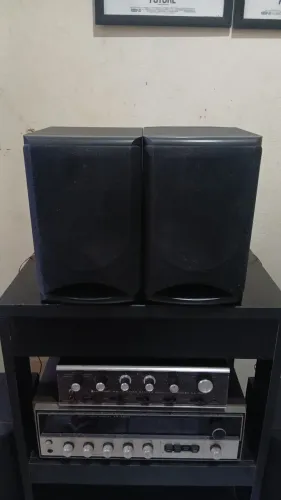 Par de Caixas JVC Vintage 2 Vias.