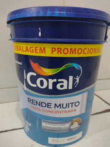Vende-se tinta branca 20 litros coral