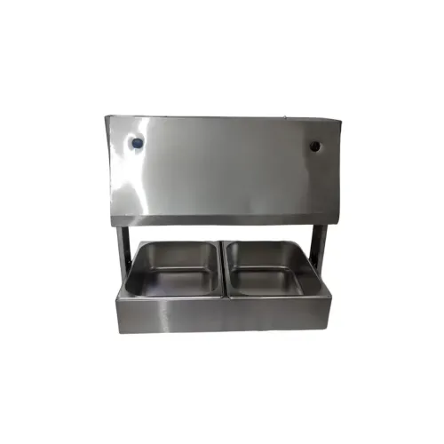 Aquecedor de fritura cuba dupla inox
