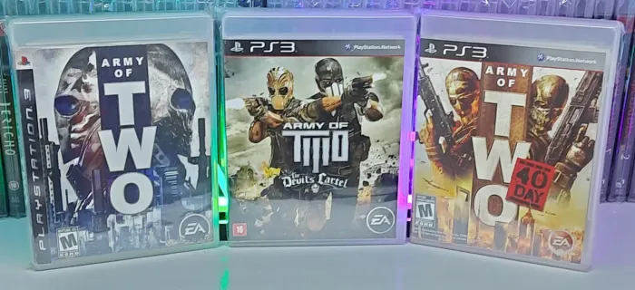 Army of two collection - 3 jogos - PS3