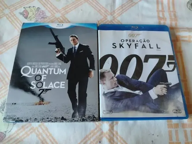 007 Quantum of Solace + Skyfall Bluray Filmes Dublados