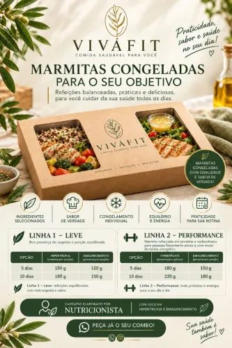 Refeiçoes saudáveis (marmita fit)