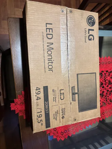 Monitor LG 19 5 20M37AA NOVO NA CAIXA NUNCA GOI USADO