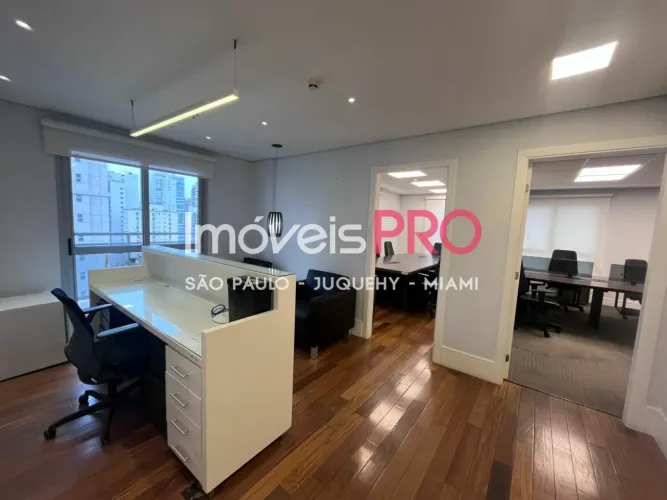 Sala comercial em Moema 195m² 5 vagas de garagem.