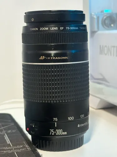 Lente canon 75-300mm EF ultrassonic USM