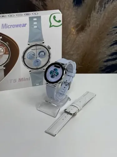 Smartwatch Microwear GT5 Mini Preto Séries 11 Whatsapp