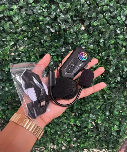 Intercomunicador Bluetooth Para Capacete Moto | GPS - Música | Novo