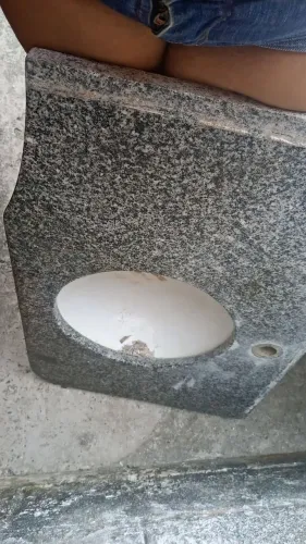 Pia para banheiro de mármores