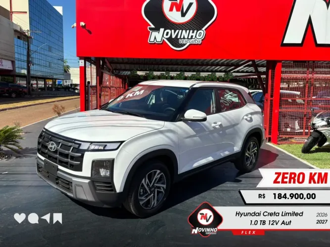 Hyundai Creta Limited 1.0 TB 12V Flex AUT 2027