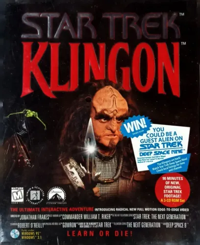cd de jogo star treek klingon lacrado de fabrica 26cx