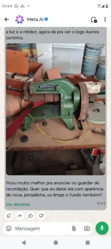 Máquina de cortar couro 