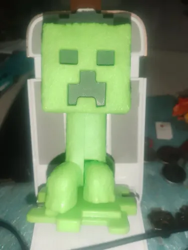 Boneco creeper Minecraft