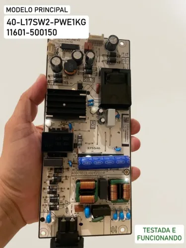 Placa Fonte TV TCL ?40-L17SW2-PWE1KG? / ?11601-500150? Original Testada