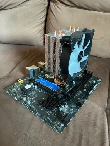 Placa Mãe, I5 10400F 10Gen, 512 NVME e aircooler