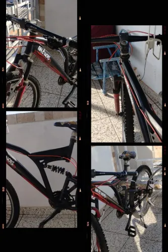 Vende se bicicleta aro 26 conservada mas precisando de alguns como trocar a roda traseira