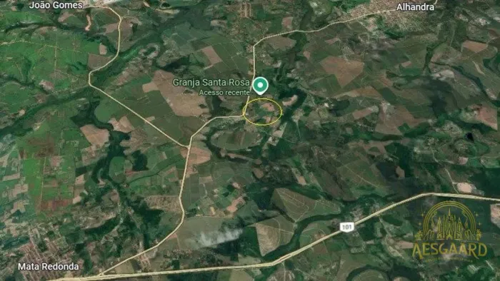 Chácara com 3 dormitórios à venda, 2hectares por R$ 520.000 - Zona Rural - Alhandra/Paraíb