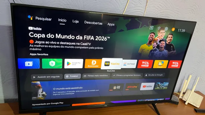 Smart tv  Android tcl 55 polegadas 