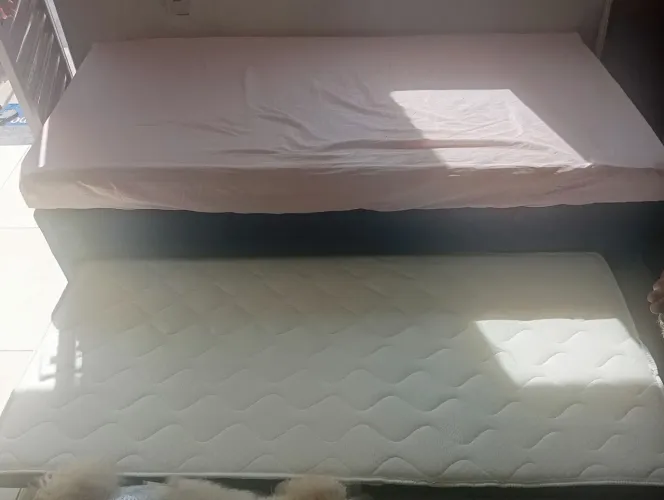 Cama box baú conjugada solteiro