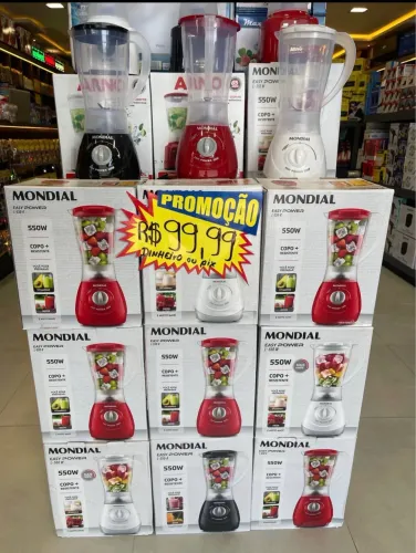 LIQUIDIFICADOR MONDIAL 550w NOTA FISCAL E GARANTIA ?