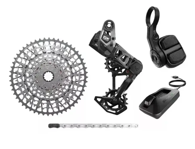 Kit Sram Gx Eagle T-Type 12v Eletrônico - K7 - Corrente - Pod - Cambio