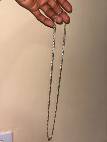 Corda e pulseira de prata