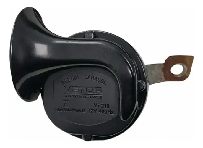 Buzina Caracol Aguda Vetor Vt210 12v 490hz
