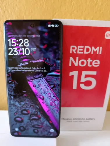 REDMI NOTE 15 4G 128GB ? NOVO, IMPECÁVEL!!!