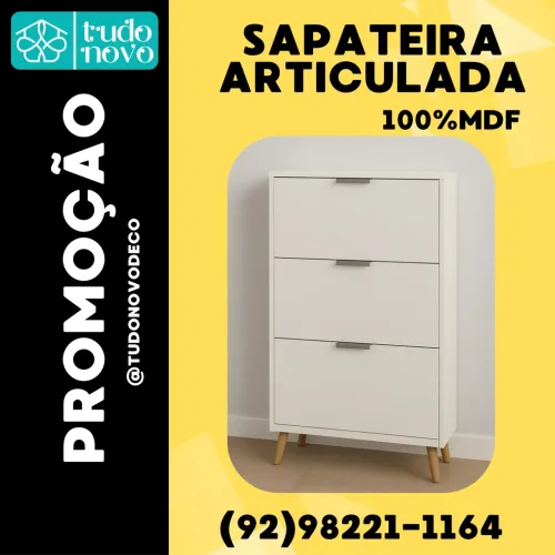 Sapateira articulada em MDF! @tudonovodeco