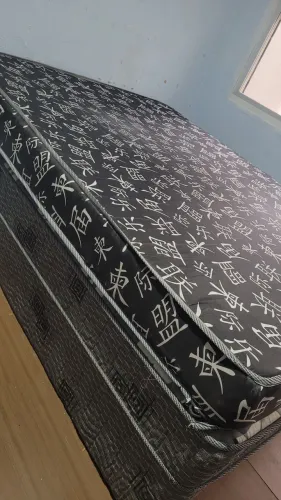Cama Casal Box Conjugado + Colchão